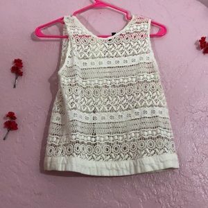 Crochet knit top